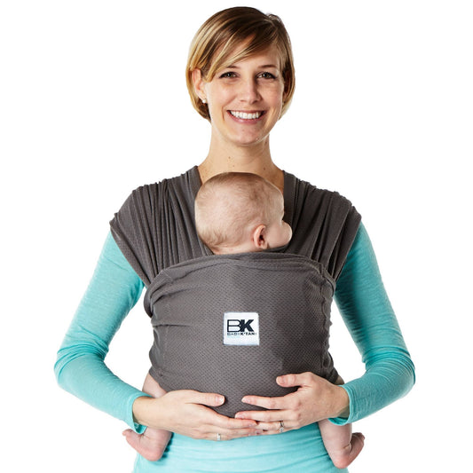 Baby K tan Breeze Baby Carrier, Charcoal (Xx-Small)