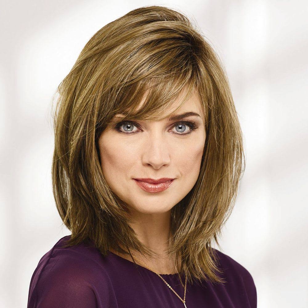 Ashlee Versafiber Wig By Paula Young In Brunette - Mid-Length Straight Wig