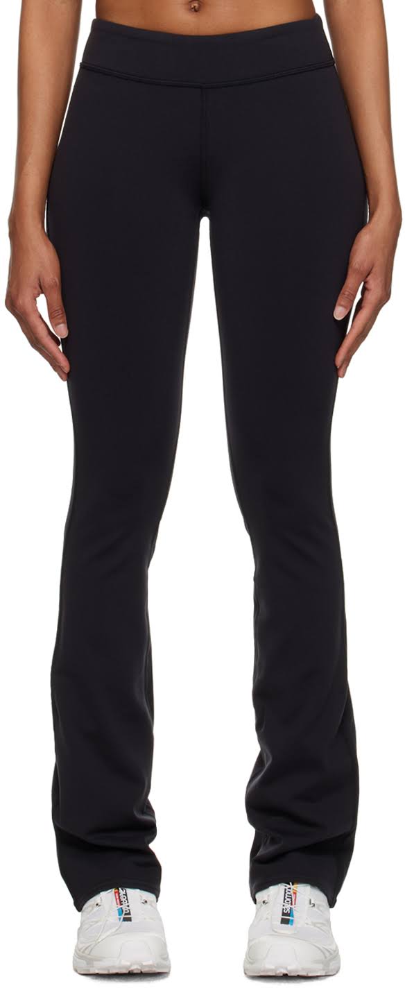 Alo Yoga Airbrush Low-Rise Bootcut Leggings - Black - S