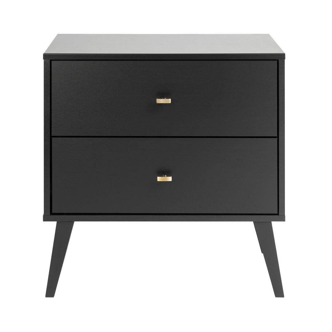 Alyssa 2 - Drawer Nightstand Color: White