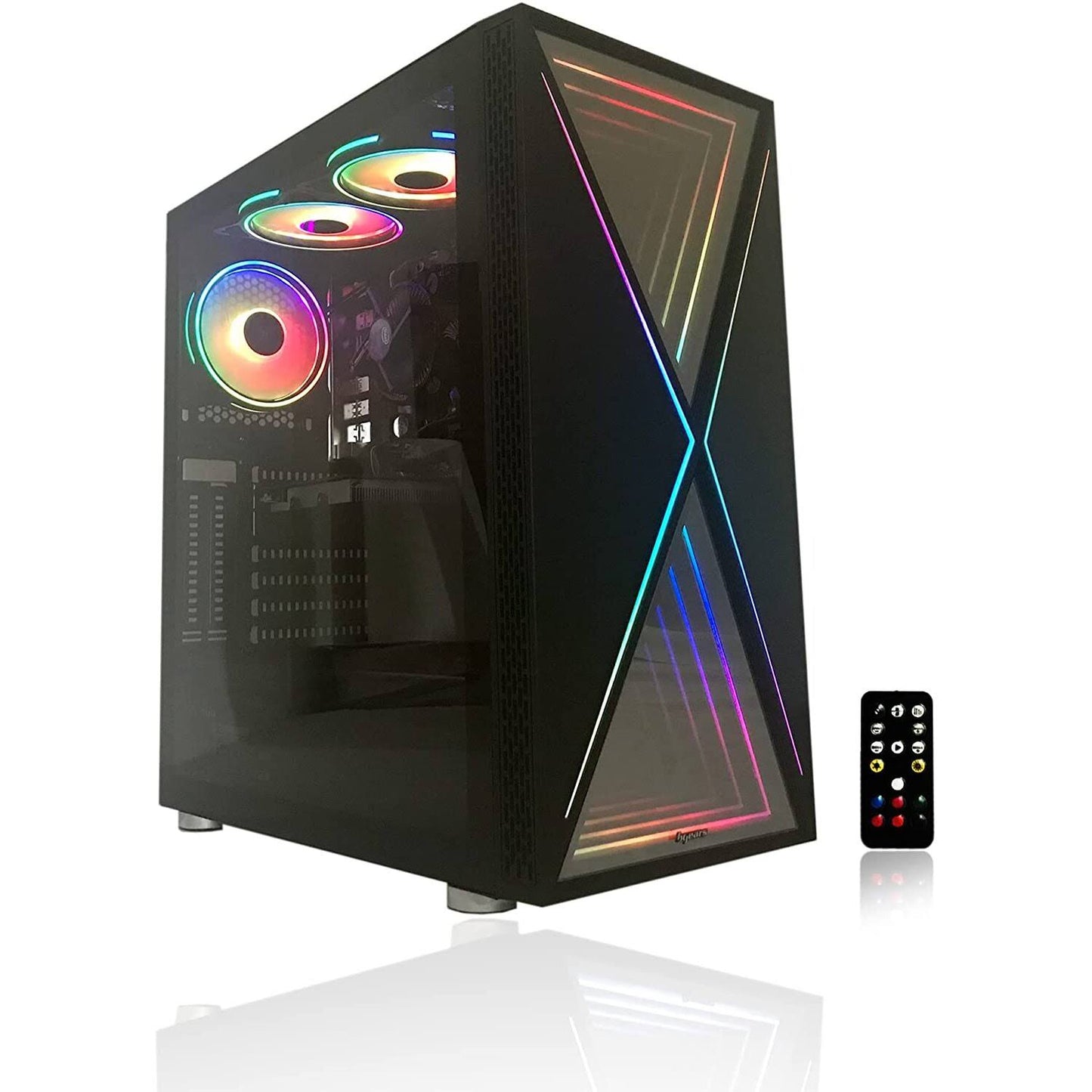 Alarco Gaming Pc Desktop Computer Intel I7 3.40ghz,16gb Ram,1tb Hard Drive,Windows 10 Pro,Wifi Ready,Video Card Nvidia Gtx 750 4gb, 3 Rgb Fans With