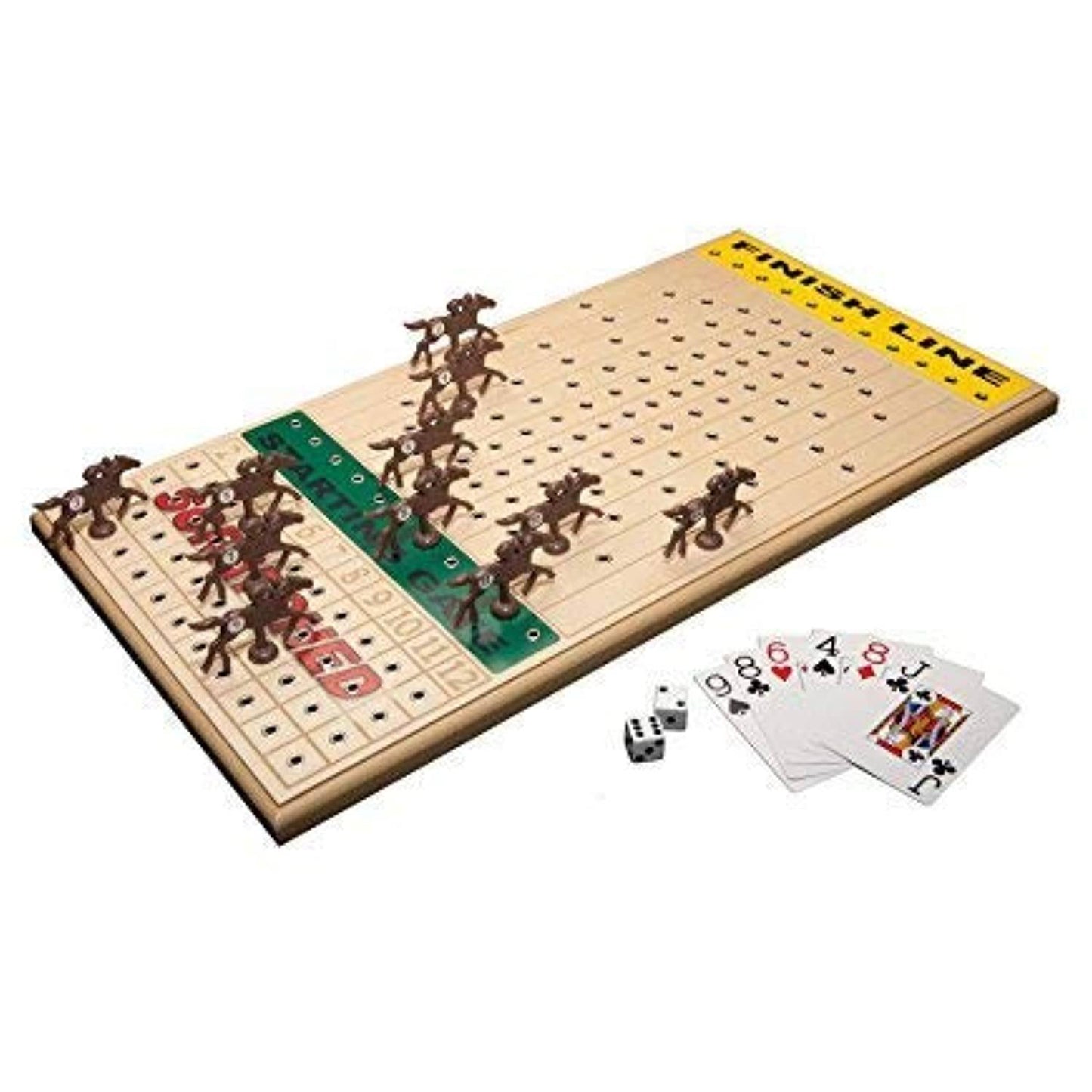 Across The Board Game Horseracing Gametop (Maple)