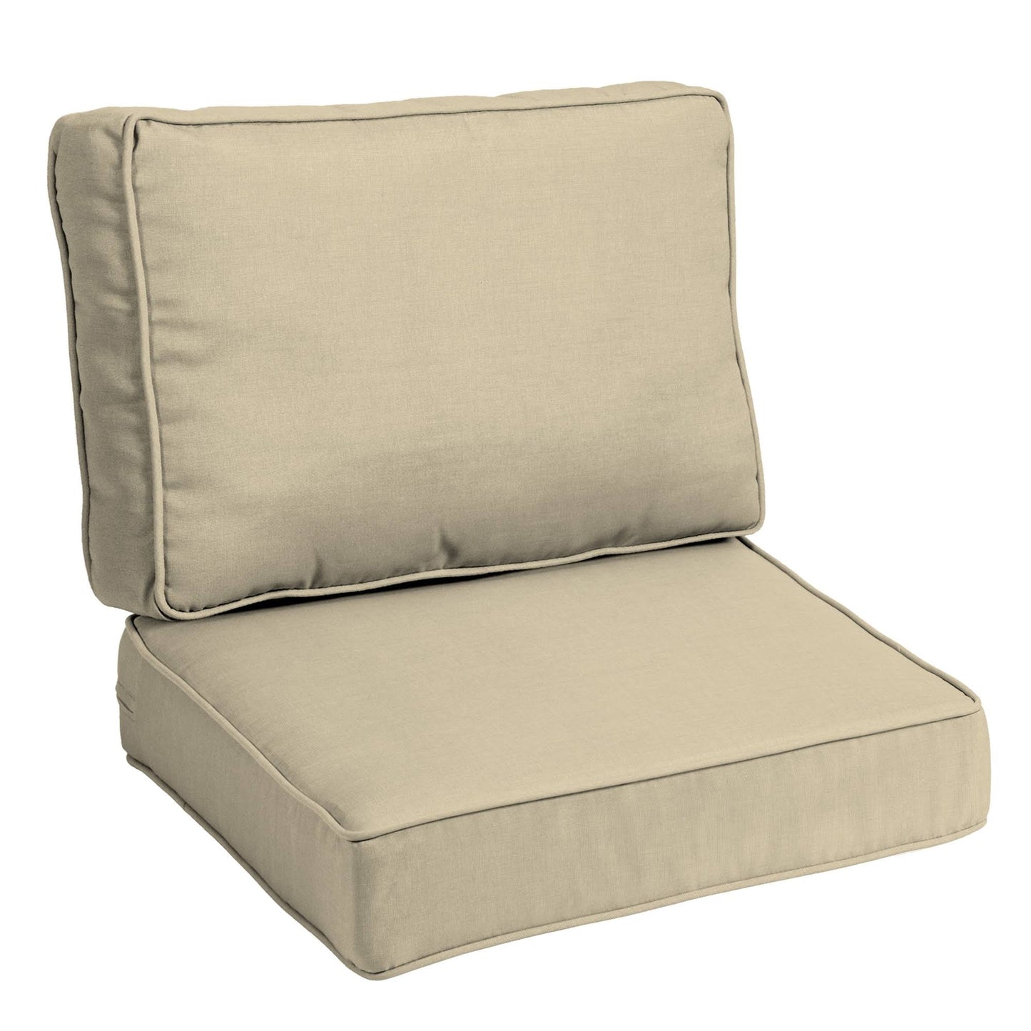 Arden Selections Modern Outdoor Deep Seating Cushion Set 24 X 24 - Tan Leala