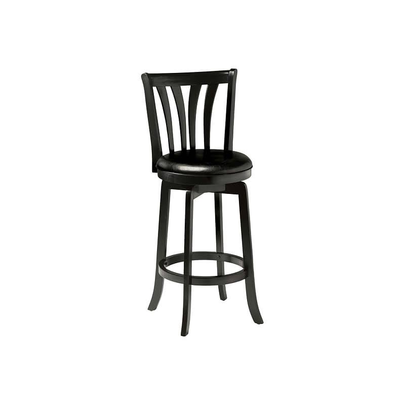 Albrecht 25.5 Swivel Bar Stool Darby Home Co Frame Finish: Black