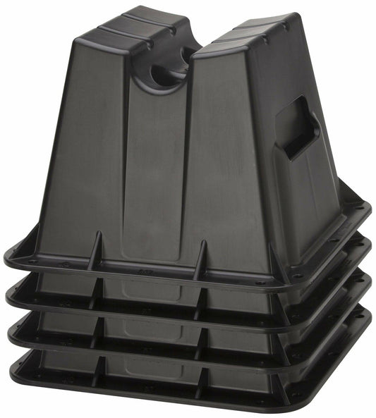 Attwood Pontoon Storage Blocks, Set Of 4, Black