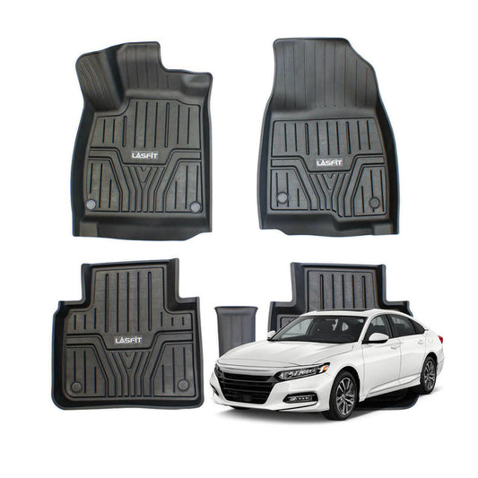 2018-2022 Honda Accord All Weather Floor Mats Custom Fit Floor Liners Lasfit