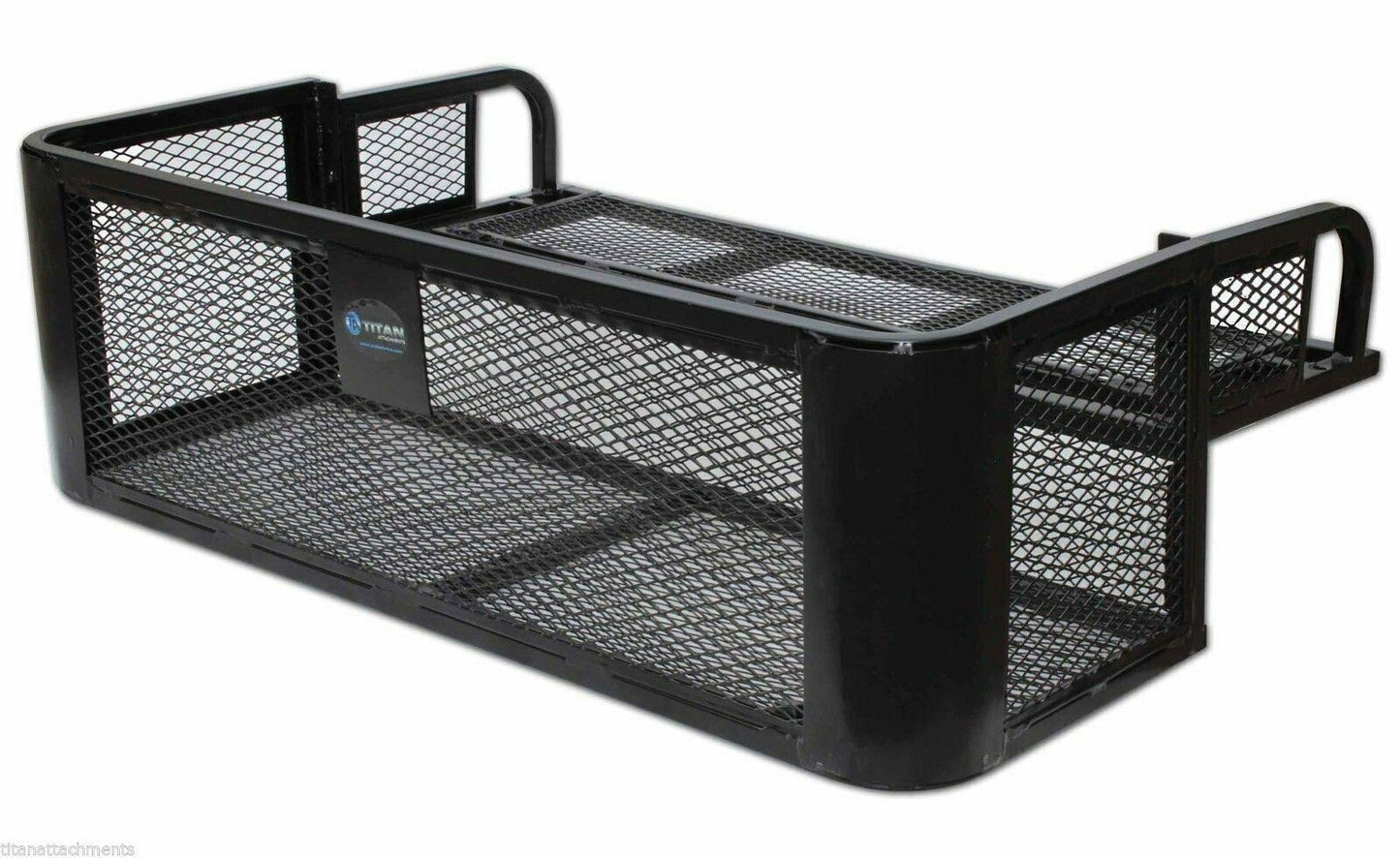 Atv Utv Universal Rear Drop Basket Rack Steel Cargo Hunting Titan Ddb2010