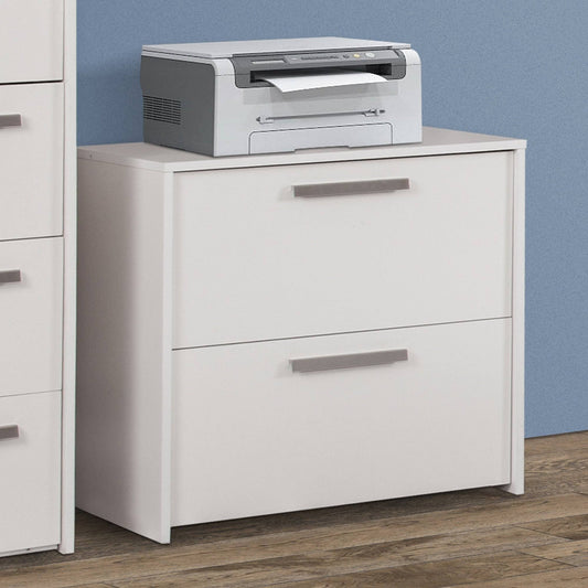 Alaska 2 Drawer Lateral File Cabinet - White