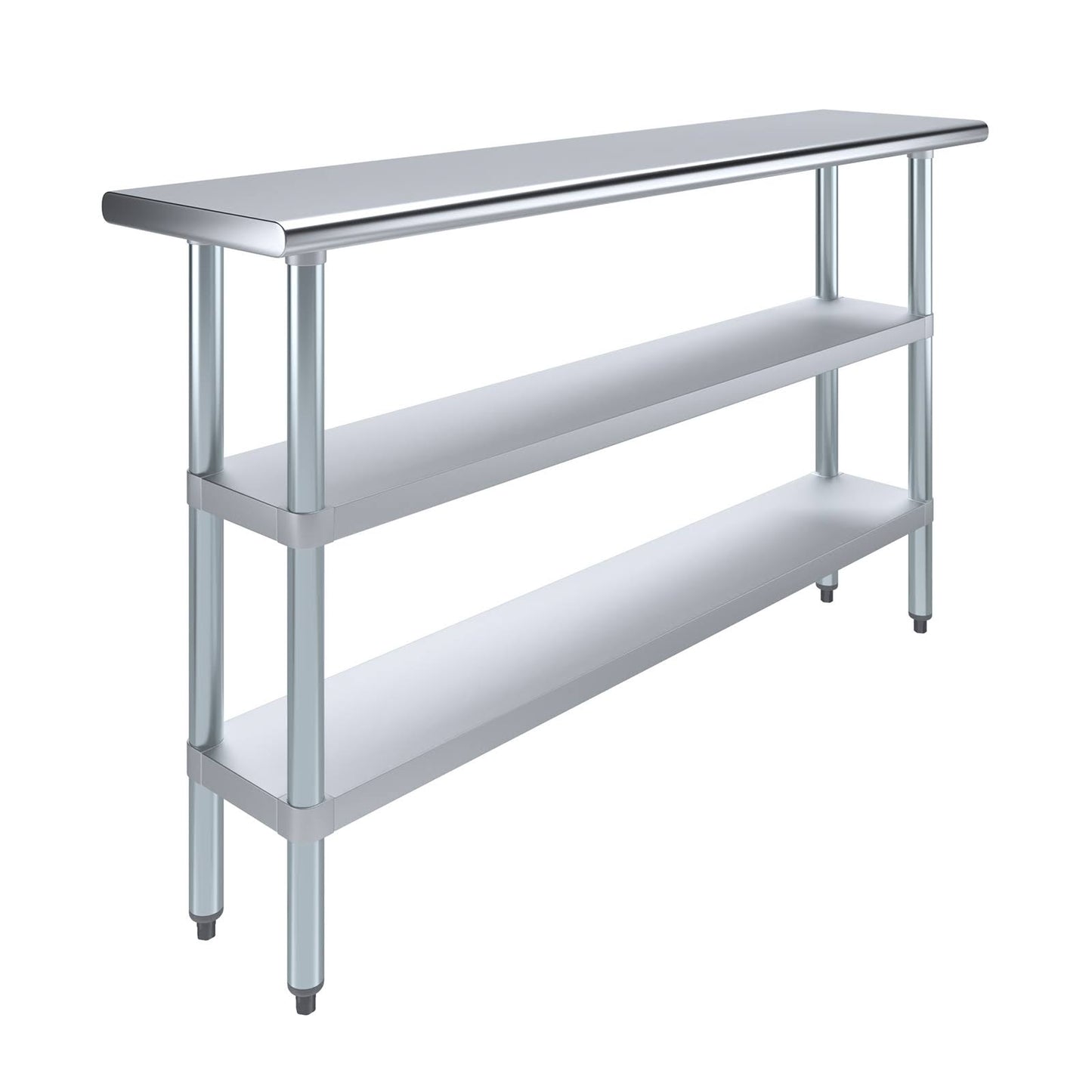 14 X 60 Stainless Steel Work Table With Second Undershelf