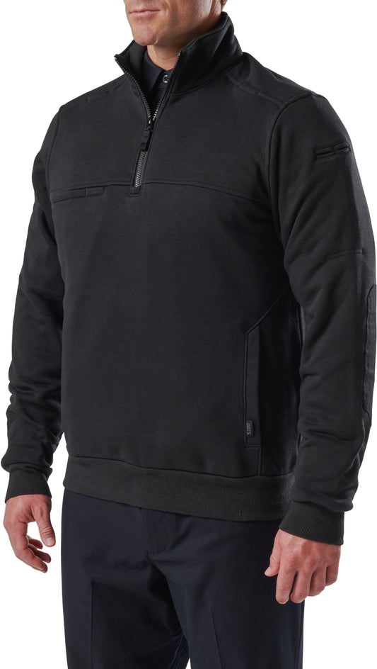 5.11 Tactical Job Shirt 1/4 Zip 2.0 - Black, Large