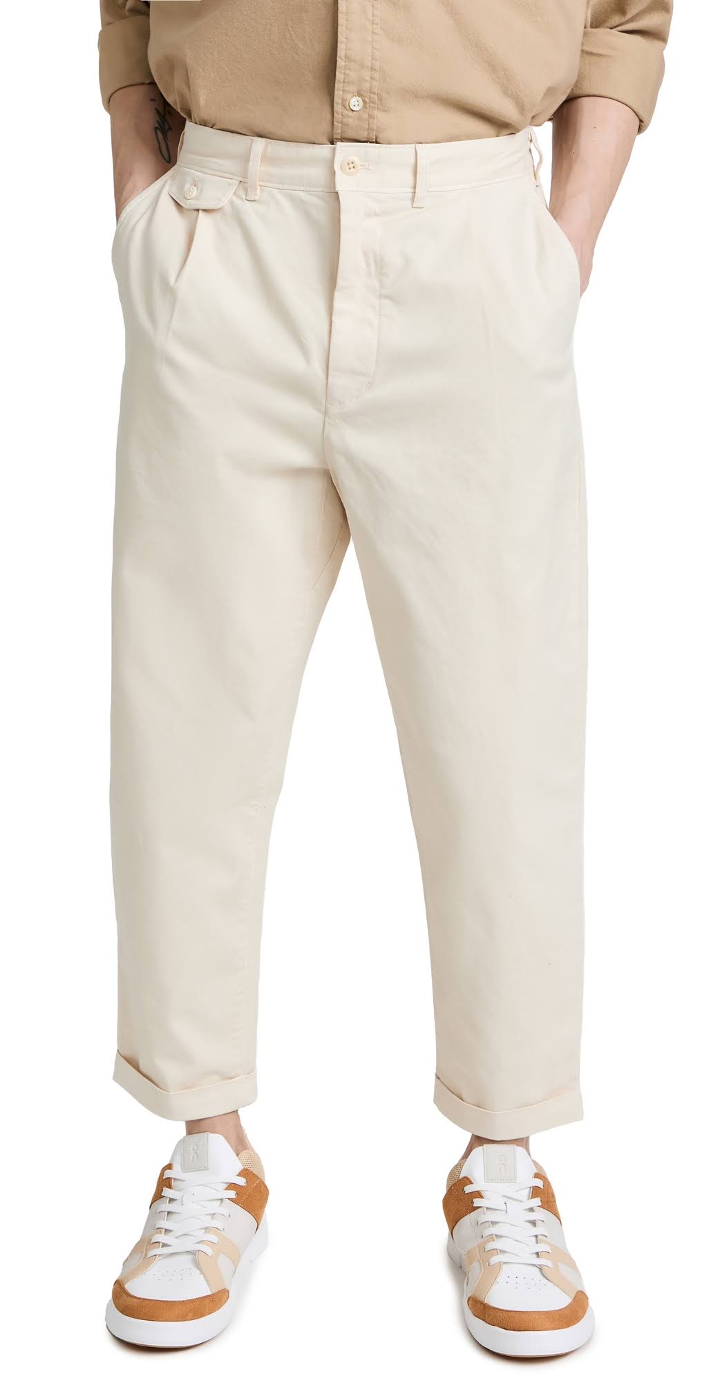 Alex Mill | Standard Pleated Pant In Chino, Vintage Khaki / 34