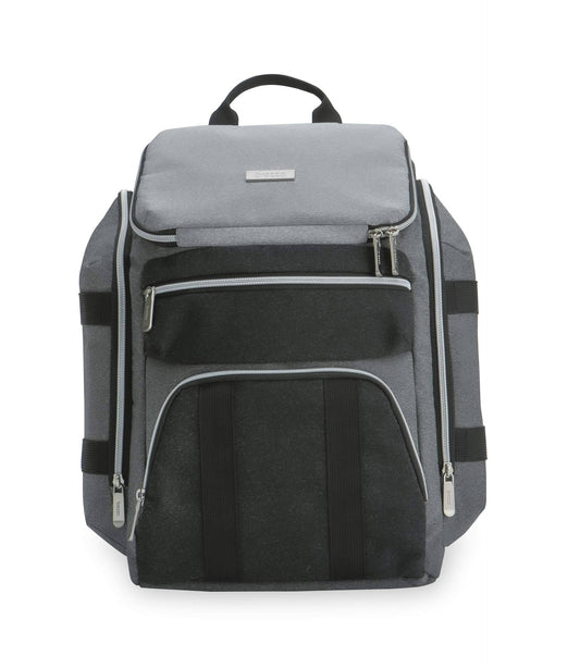 Baby Brezza Diaper Backpack In Grey/Black